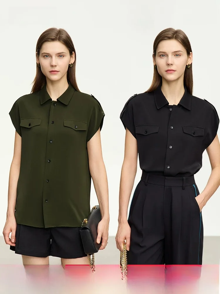 i Summer New Sle Women's Loose Fit Svel Chiffon irt Stand Collar Button up Commute Faion ort Sve Top
i Summer New Sle Women's Loose Fit Svel Chiffon irt Stand Collar Button up Commute Faion ort Sve Top