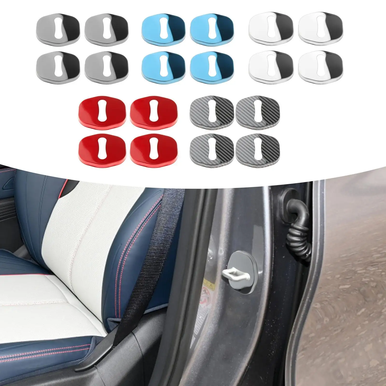 4 защитных чехла для дверных замков автомобиля для автомобилей Byd Yuan Plus Atto 3
4 защитных чехла для дверных замков автомобиля для автомобилей Byd Yuan Plus Atto 3