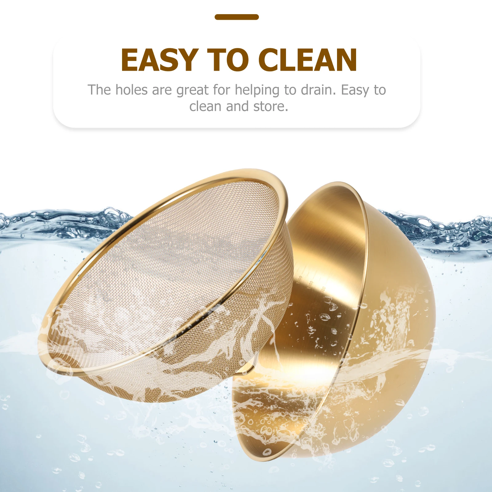 Stainless Steel Fine Mesh Strainer Sifter Rice Vegetable Strainers And Colanders Fruit Cleaner Drain Basket Kitchen Tool
Stainless Steel Fine Mesh Strainer Sifter Rice Vegetable Strainers And Colanders Fruit Cleaner Drain Basket Kitchen Tool