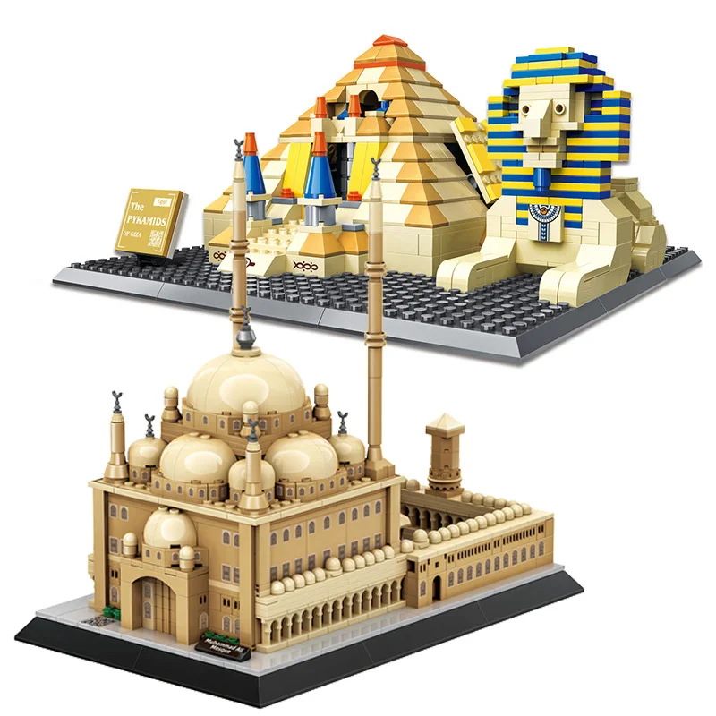 Cairo Египет, знаменитая архитектура, строительный блок, Пирамида Гиза, Мухаммед Али, модель мечети, кирпичи, коллекция игрушек для детей, подарки для взрослых
Cairo Египет, знаменитая архитектура, строительный блок, Пирамида Гиза, Мухаммед Али, модель мечети, кирпичи, коллекция игрушек для детей, подарки для взрослых