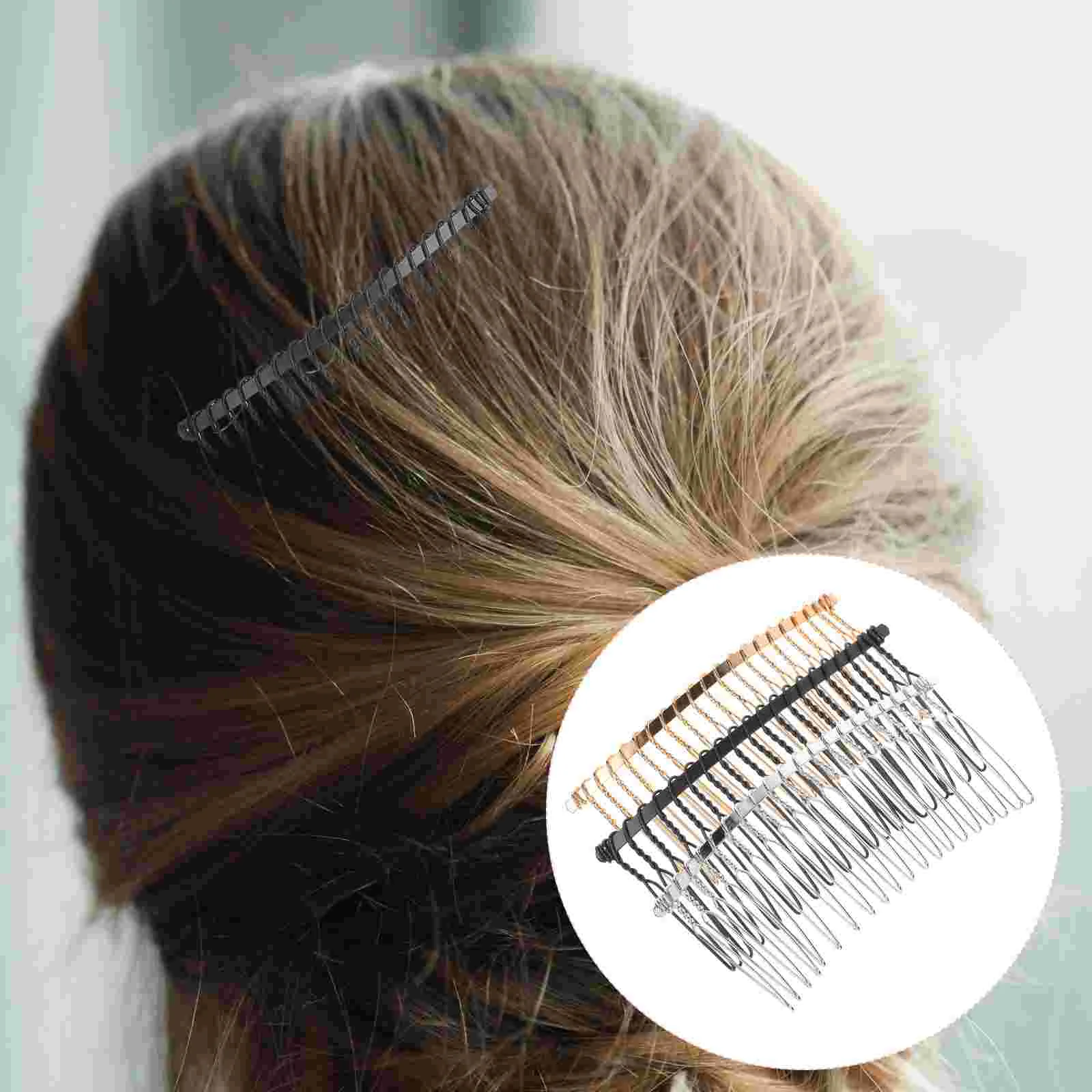 12 Pcs Hair Comb Pin Slide Hairclip Metal Wire Rust Resistant Smooth Elegant Hairstyle Accessory For Wedding
12 Pcs Hair Comb Pin Slide Hairclip Metal Wire Rust Resistant Smooth Elegant Hairstyle Accessory For Wedding