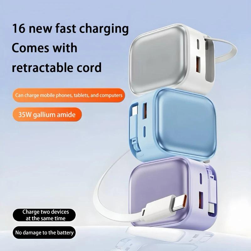 Зарядное устройство из нитрида галлия A + C, многопортовая зарядная головка со встроенным выдвижным кабелем для передачи данных, подходит для зарядного устройства Apple 16 Xiaomi
Зарядное устройство из нитрида галлия A + C, многопортовая зарядная головка со встроенным выдвижным кабелем для передачи данных, подходит для зарядного устройства Apple 16 Xiaomi