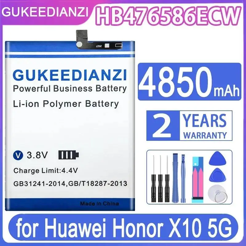 HB476586ECW Safe 4850mAh Mobile Phone Battery Reliable Power For Huawei Honor X10 5G
HB476586ECW Safe 4850mAh Mobile Phone Battery Reliable Power For Huawei Honor X10 5G