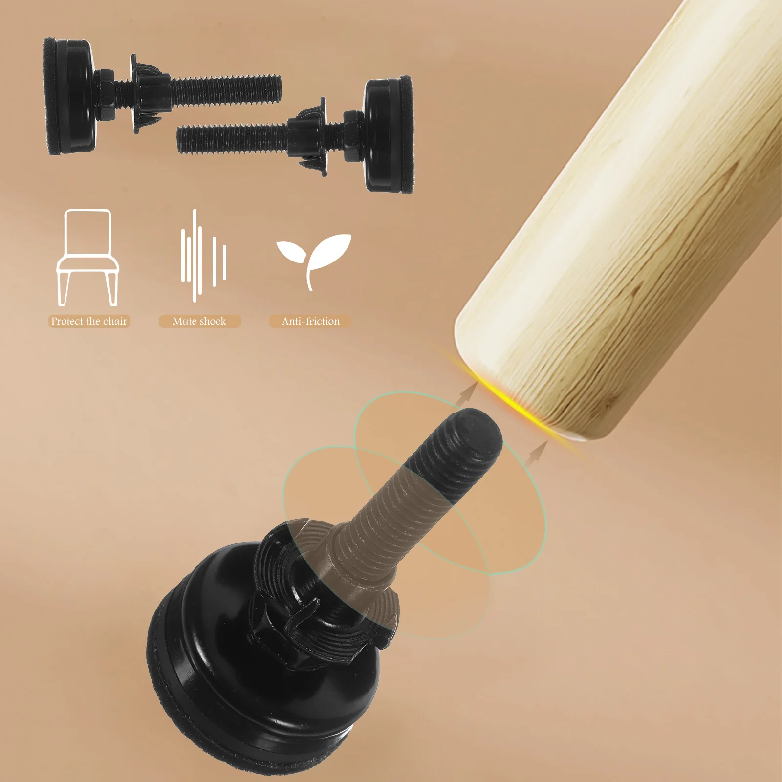 Leveling Feet Furniture Table Leg Levelers Screw on Screws Shims Adjustable Monitor Stand
Leveling Feet Furniture Table Leg Levelers Screw on Screws Shims Adjustable Monitor Stand
