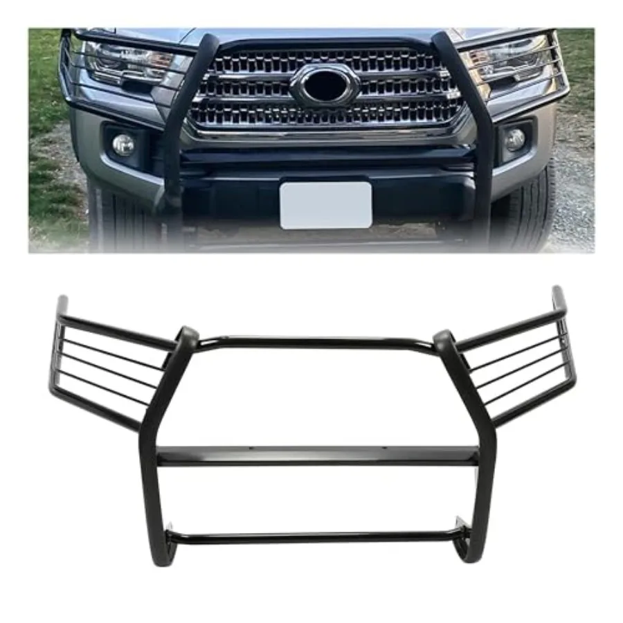 Front Brush Guard Bumper Grille Compatible with 2016-2023 Tacoma Bull Bar Brush Push Bar Guard Protector Powder Coated Black S
Front Brush Guard Bumper Grille Compatible with 2016-2023 Tacoma Bull Bar Brush Push Bar Guard Protector Powder Coated Black S