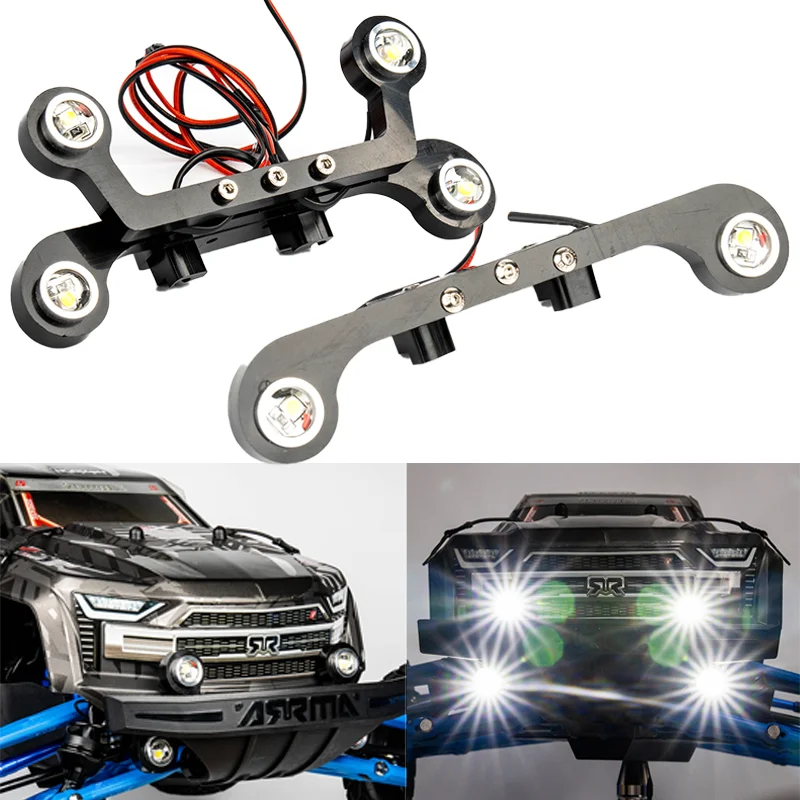 Светодиодные передние прожекторы 7,4 В для 1/8 ARRMA KRATON 4X4 8S V5 BLX EXB Speed Monster Truck Car
Светодиодные передние прожекторы 7,4 В для 1/8 ARRMA KRATON 4X4 8S V5 BLX EXB Speed Monster Truck Car