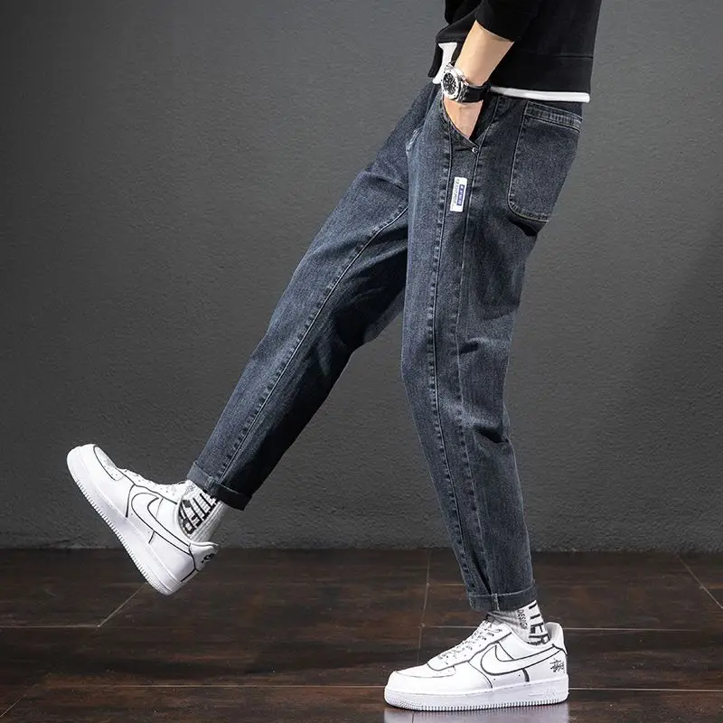 Свободные прямые мужские джинсы, повседневные эластичные хлопковые полиэстеровые джинсы, носимые на четыре сезона, весна, лето, осень, новое поступление
Свободные прямые мужские джинсы, повседневные эластичные хлопковые полиэстеровые джинсы, носимые на четыре сезона, весна, лето, осень, новое поступление