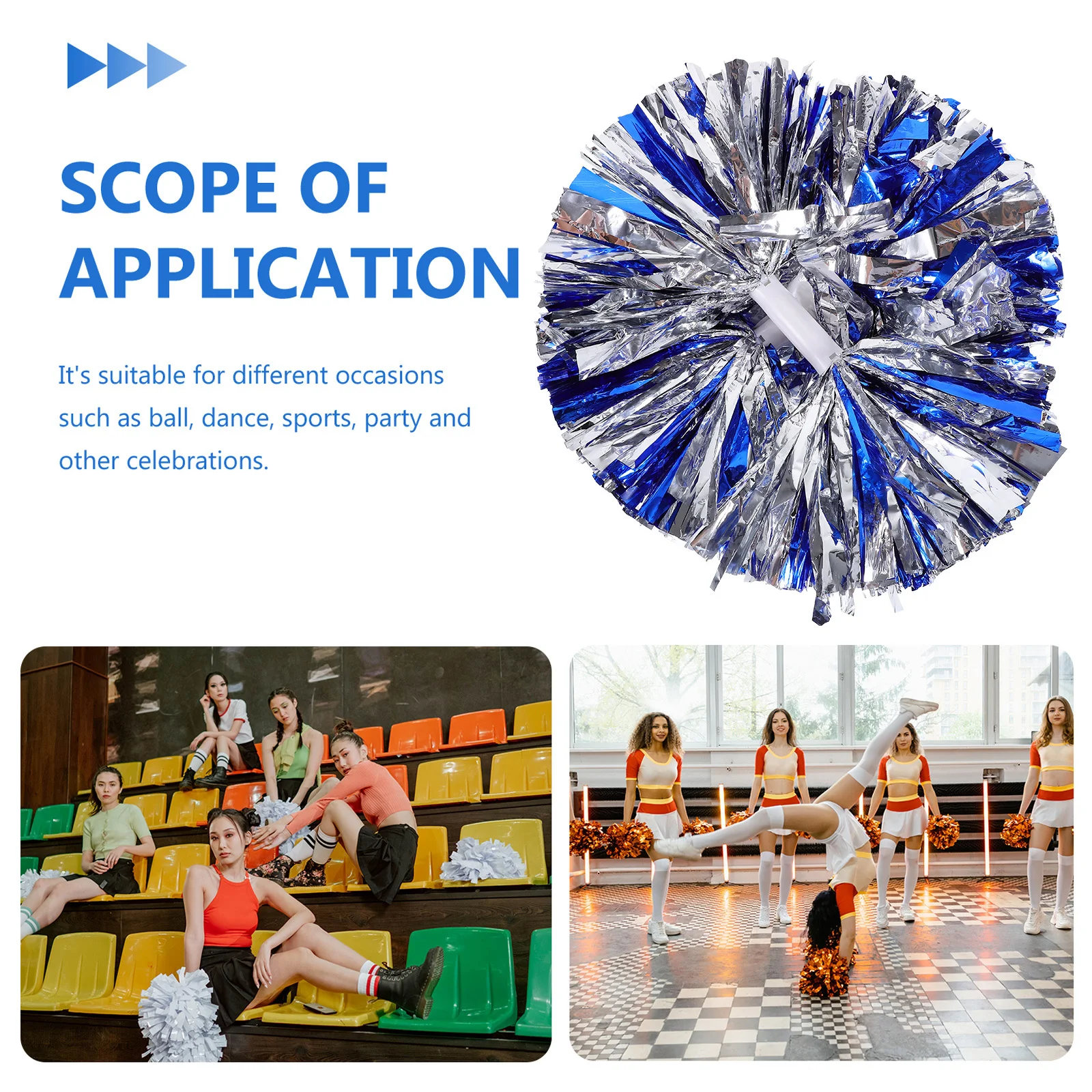 6pcs Cheerleading Pompoms Reusable Cheerleader Hand Poms Sports Meeting Prop Outdoor Performance Festival Decoration Pom Poms
6pcs Cheerleading Pompoms Reusable Cheerleader Hand Poms Sports Meeting Prop Outdoor Performance Festival Decoration Pom Poms