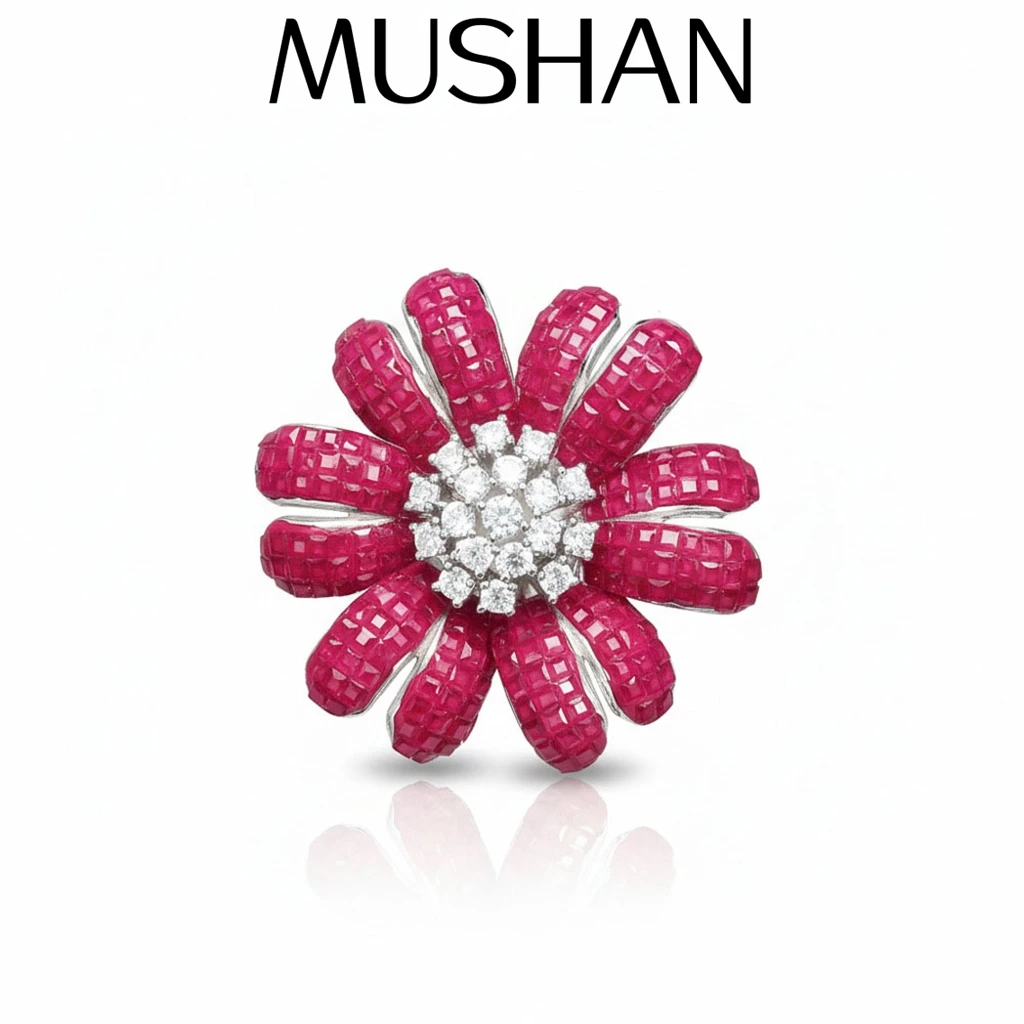 MuShan Jewelry 925 Sterling Silver Ring 5A CZ Gemstones High Carbon Diamond Designer 925 Sterling Silver Rings Accessories
MuShan Jewelry 925 Sterling Silver Ring 5A CZ Gemstones High Carbon Diamond Designer 925 Sterling Silver Rings Accessories