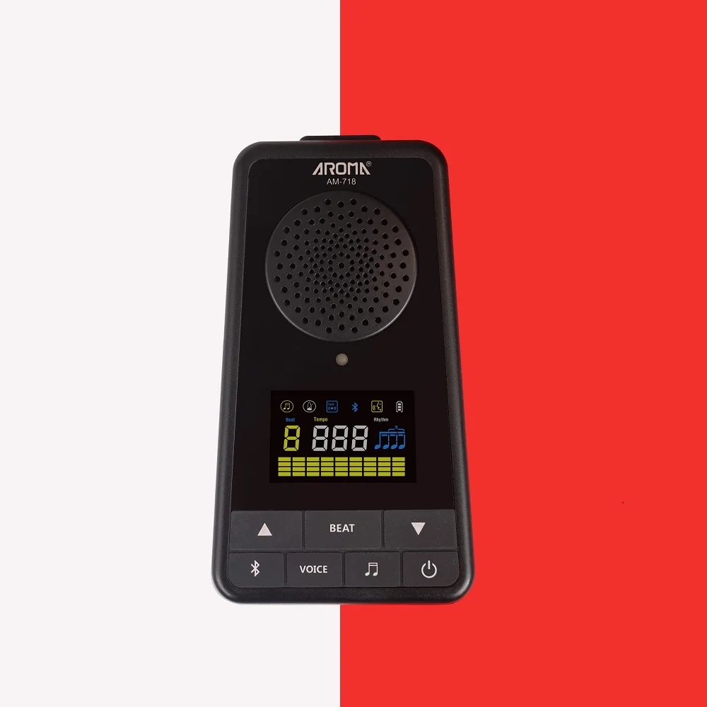 AROMA AM-718 Electronic Metronome Bluetooth speaker Piano Guitar Instrument Universal precision vocal rhythm
AROMA AM-718 Electronic Metronome Bluetooth speaker Piano Guitar Instrument Universal precision vocal rhythm
