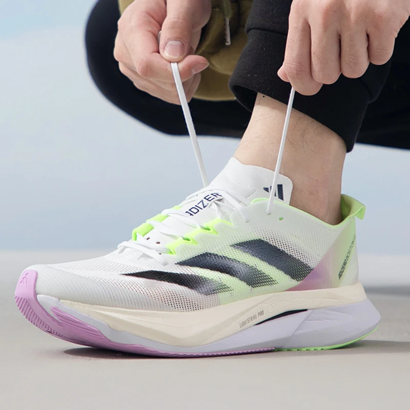 Кроссовки Adidas, мужская обувь, новинка весны 25, легкая спортивная обувь с мягкой подкладкой для марафонских тренировок ADIZERO IG3321
Кроссовки Adidas, мужская обувь, новинка весны 25, легкая спортивная обувь с мягкой подкладкой для марафонских тренировок ADIZERO IG3321