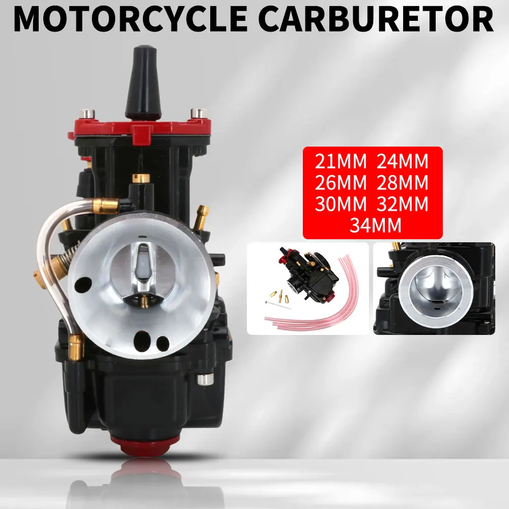Motorcycle 21 24 26 28 30 32 34mm PWK Carburetor Universal For Mikuni Maikuni Scooters ATV With Power Jet Dirt Bike parts
Motorcycle 21 24 26 28 30 32 34mm PWK Carburetor Universal For Mikuni Maikuni Scooters ATV With Power Jet Dirt Bike parts