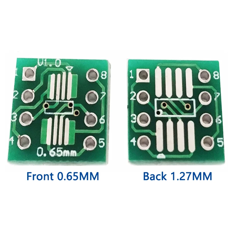 100PCS SOP8 SSOP8 TSSOP8 SMD Turn To DIP Pin Pitch 0.65/1.27mm Module Adapters Plate Adapter board
100PCS SOP8 SSOP8 TSSOP8 SMD Turn To DIP Pin Pitch 0.65/1.27mm Module Adapters Plate Adapter board