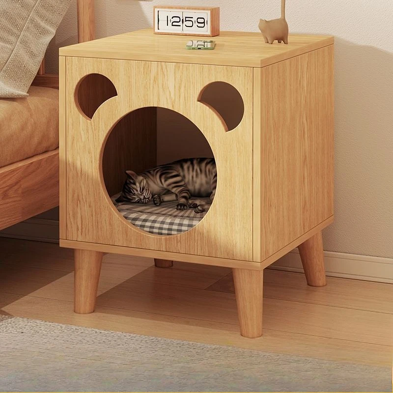 Multifunctional Design with Storage, Perfect for Living Rooms,Wooden Cat House & Bedside Table - Cozy Indoor Nest for Cats
Multifunctional Design with Storage, Perfect for Living Rooms,Wooden Cat House & Bedside Table - Cozy Indoor Nest for Cats