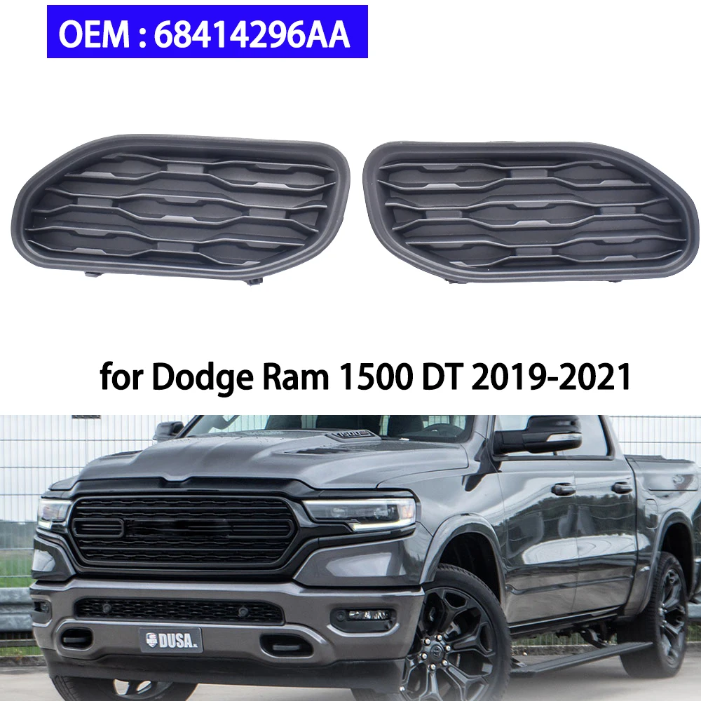 68414296AA Front Bumper Bezel Kit 1Pair Left & Right Front Bumper Grille Bezel Cover for Dodge Ram 1500 DT 2019-2021 Accessories
68414296AA Front Bumper Bezel Kit 1Pair Left & Right Front Bumper Grille Bezel Cover for Dodge Ram 1500 DT 2019-2021 Accessories