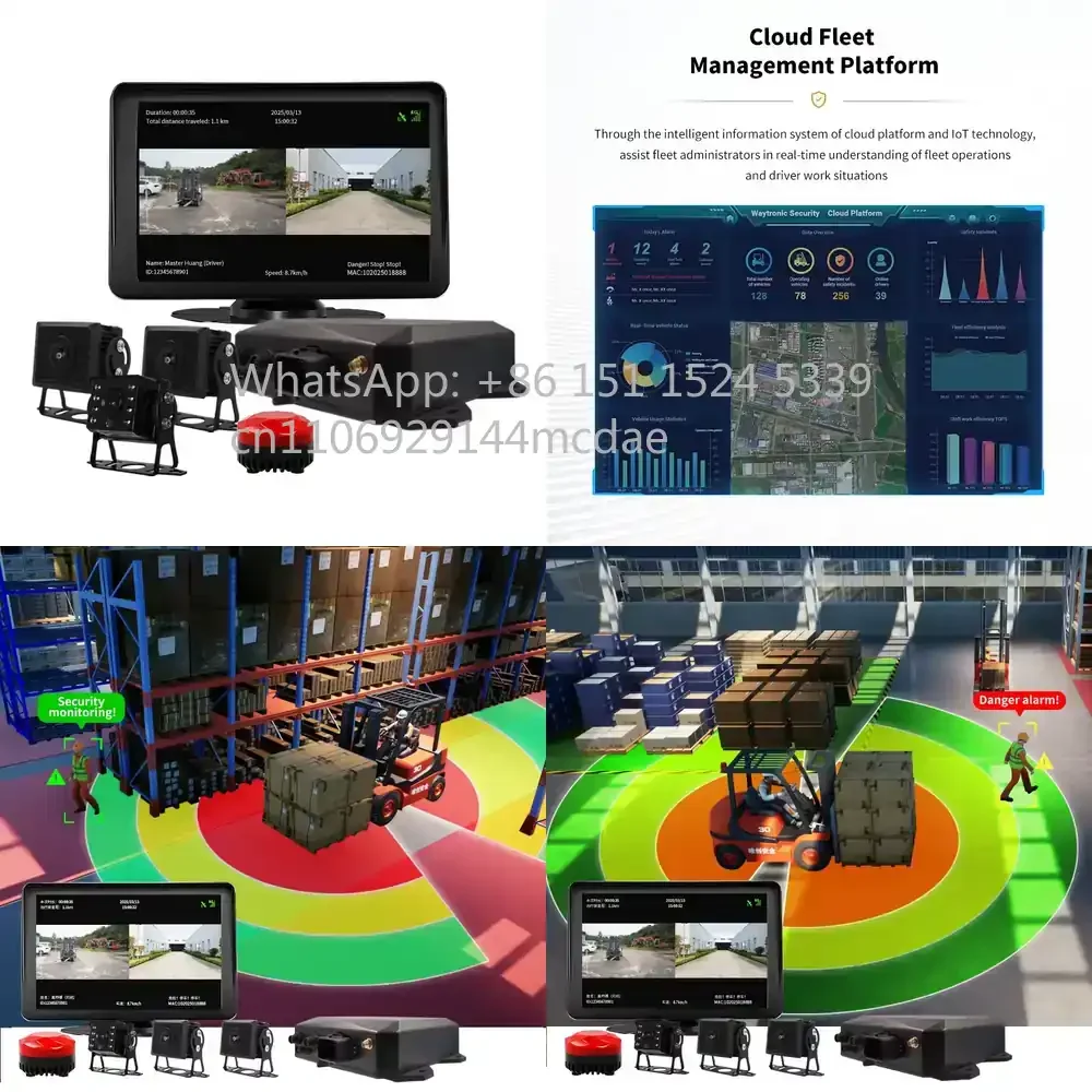 2026 AI Smart Collision Avoidance System for Forklifts Loaders Vehicles Driver Behavior Monitoring System Made in China
2026 AI Smart Collision Avoidance System for Forklifts Loaders Vehicles Driver Behavior Monitoring System Made in China