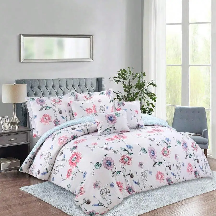 Floral Print Decorative Pillow Set Spring Blossom Design For Bed Home Use
Floral Print Decorative Pillow Set Spring Blossom Design For Bed Home Use