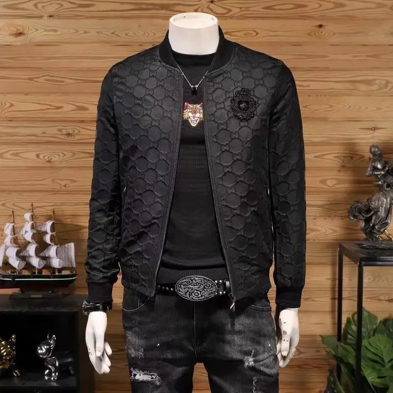 Men's Jacket Spring/Autumn New Trendy Brand Fashionable Slim Fit Thin Style Trendy Badge Embroidered Baseball Jacket Casual
Men's Jacket Spring/Autumn New Trendy Brand Fashionable Slim Fit Thin Style Trendy Badge Embroidered Baseball Jacket Casual