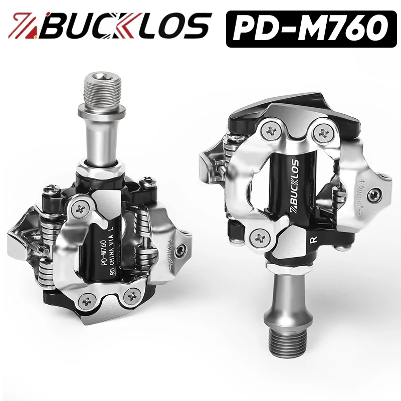 BUCKLOS PD-M760 Педали с замком для горного велосипеда, двухсторонние самоблокирующиеся педали MTB для SPD 9/16 дюймов, сверхлегкие велосипедные педали, детали велосипеда
BUCKLOS PD-M760 Педали с замком для горного велосипеда, двухсторонние самоблокирующиеся педали MTB для SPD 9/16 дюймов, сверхлегкие велосипедные педали, детали велосипеда