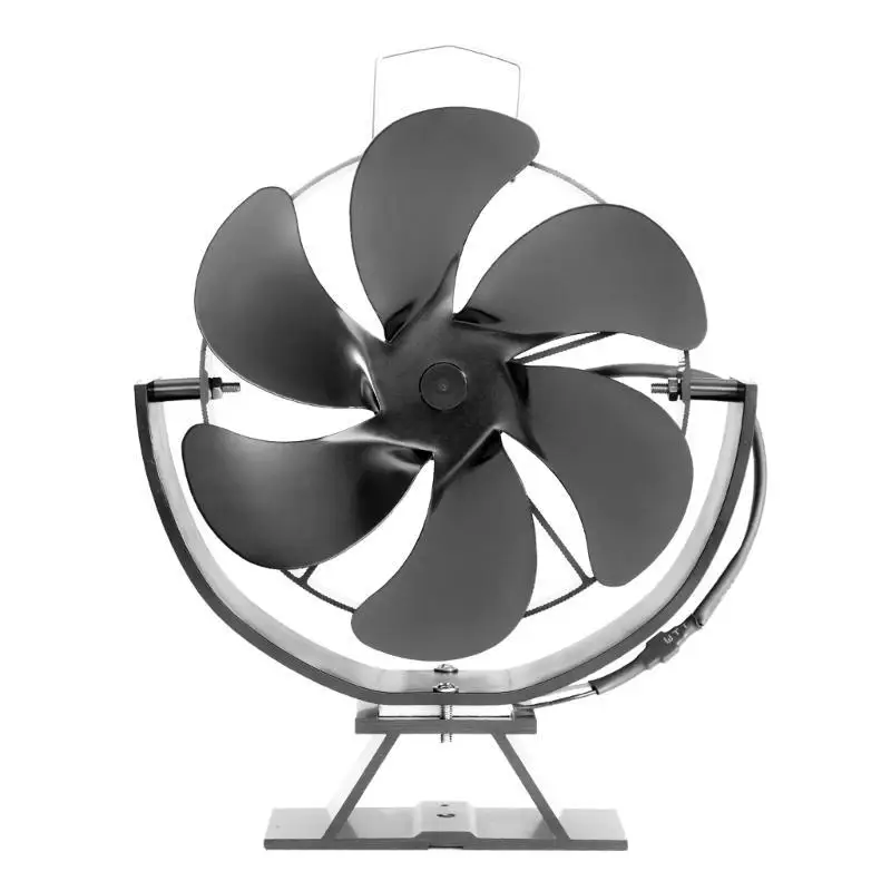 652F 6-лопастной тепловой вентилятор для печи, черный вентилятор для камина, дровяная печь, экологически чистый, тихий
652F 6-лопастной тепловой вентилятор для печи, черный вентилятор для камина, дровяная печь, экологически чистый, тихий