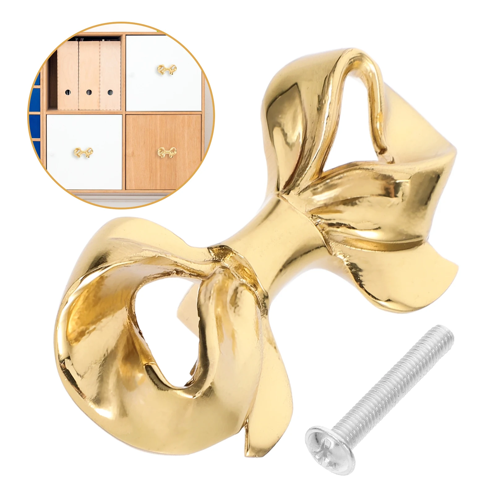 2 Sets Drawer Handle Cabinet Door Knob Cupboard Brass Bow Shaped Handles Shapes Knobs
2 Sets Drawer Handle Cabinet Door Knob Cupboard Brass Bow Shaped Handles Shapes Knobs
