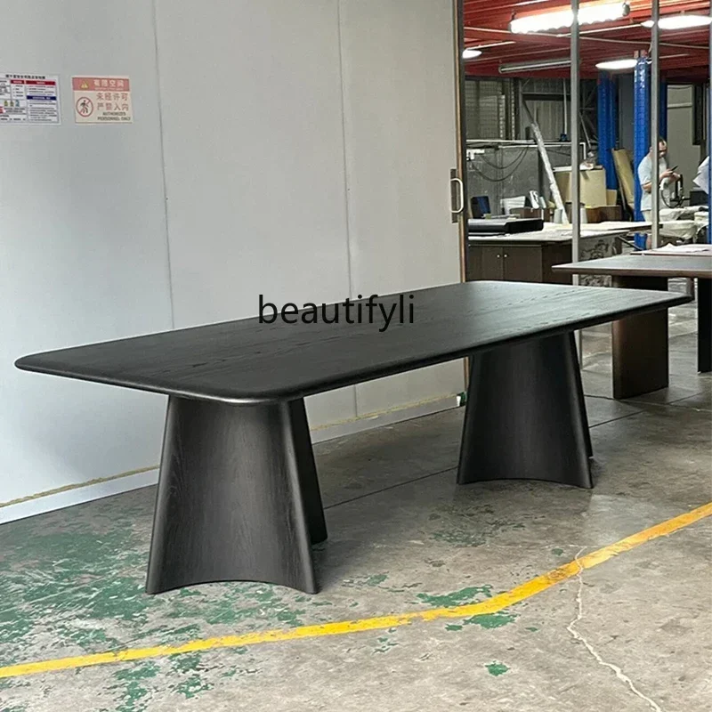 YH Medieval style designer creative art dining table rectangular retro solid wood home dining table
YH Medieval style designer creative art dining table rectangular retro solid wood home dining table