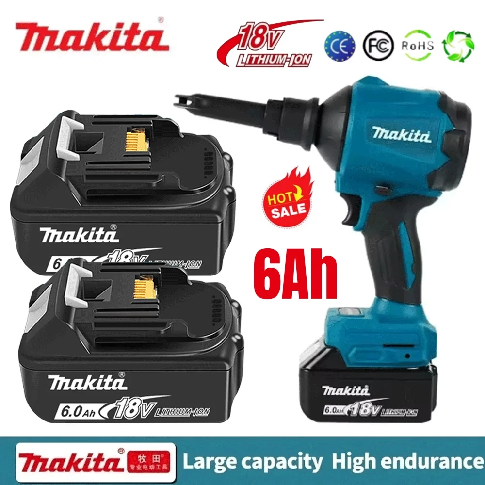 Аккумулятор Makita 18В 6Ач BL1850B литий-ионный, оригинальный, 2026 года выпуска, совместим с BL1850, BL1860B, BL1860, BL1840B
Аккумулятор Makita 18В 6Ач BL1850B литий-ионный, оригинальный, 2026 года выпуска, совместим с BL1850, BL1860B, BL1860, BL1840B