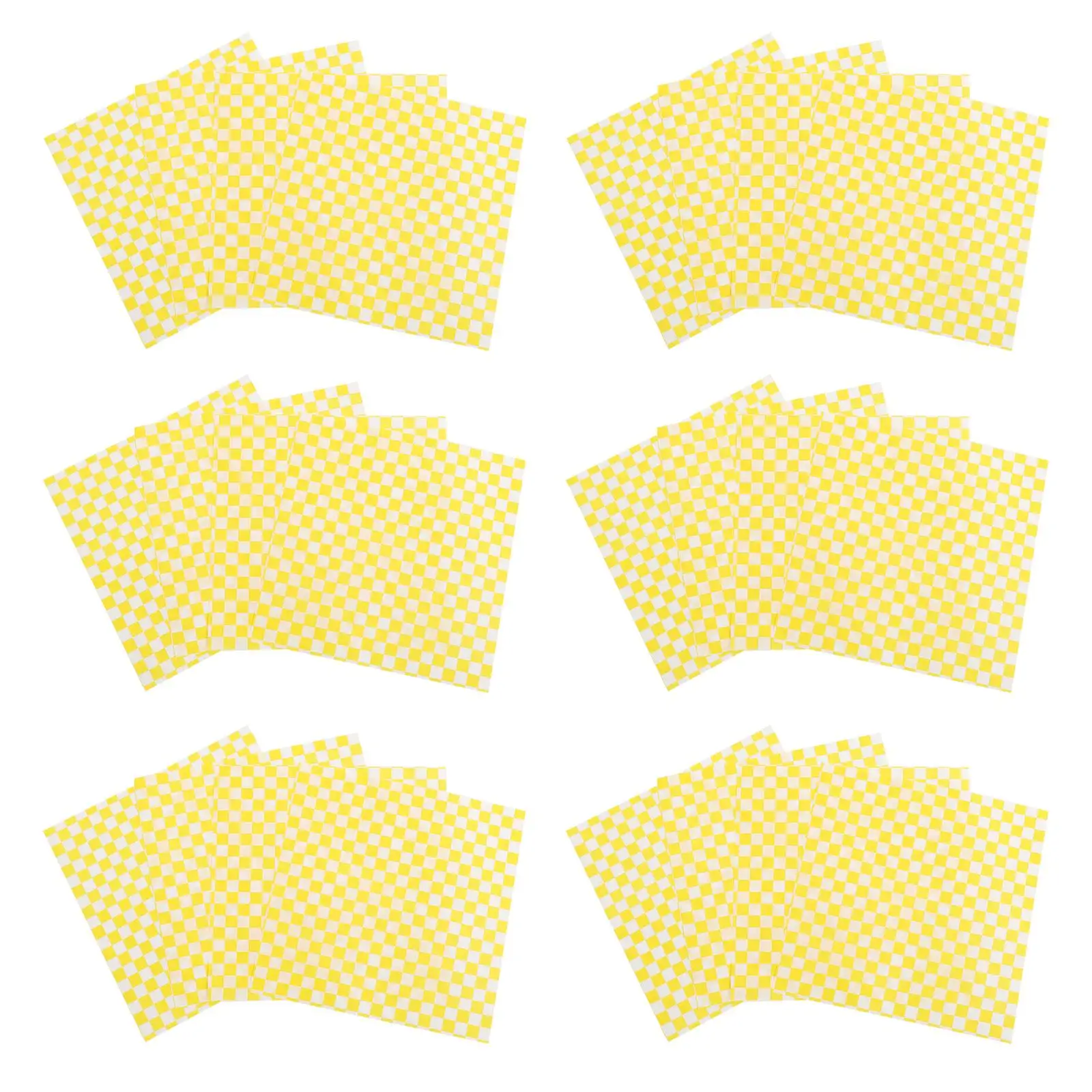 50pcs Checkerboard Food Wrapping Paper 30x30cm Grease Proof Baking wich Cake Liner Packaging Sheet
50pcs Checkerboard Food Wrapping Paper 30x30cm Grease Proof Baking wich Cake Liner Packaging Sheet