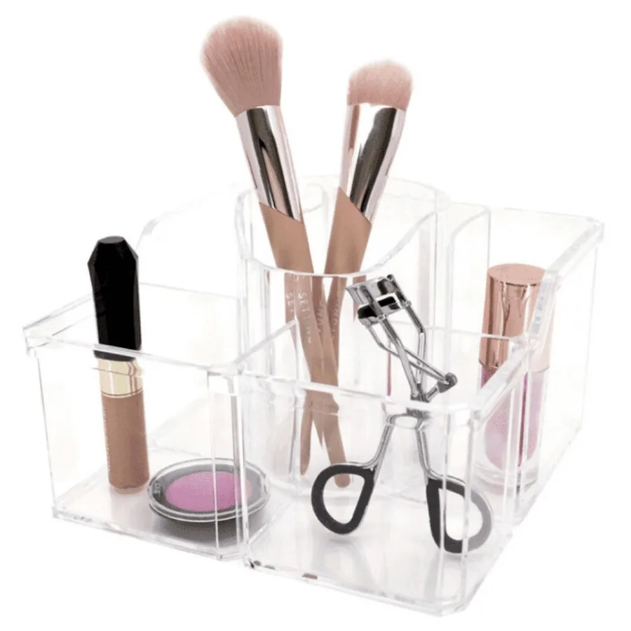 Equate Beauty MultiUse Clear Makeup Organizer 6 Compartments Skincare Cosmetic Storage
Equate Beauty MultiUse Clear Makeup Organizer 6 Compartments Skincare Cosmetic Storage