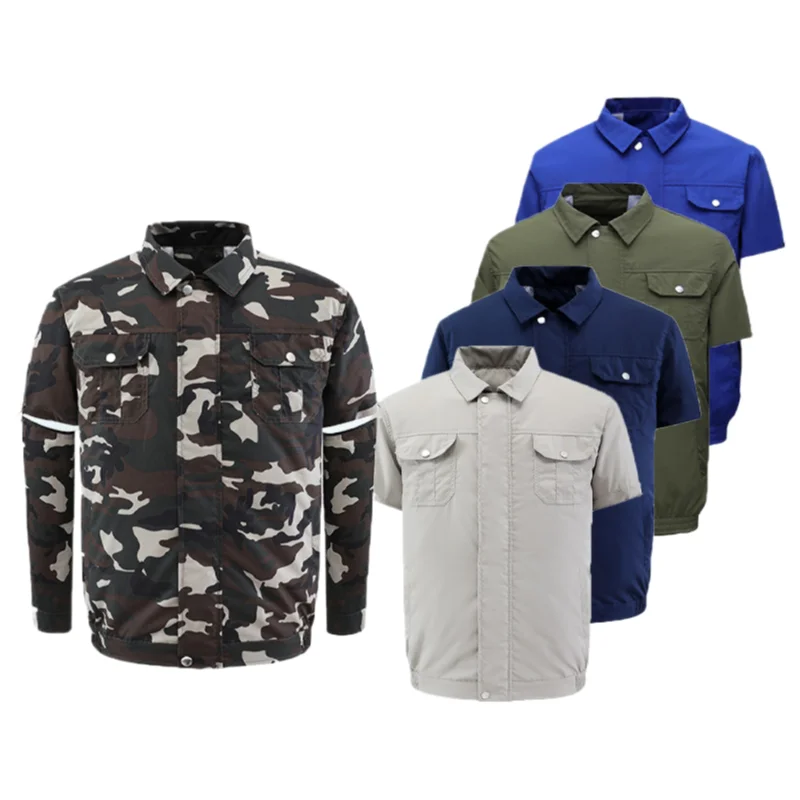 Summer New Detachable Sleeve Cooling Jacket Outdoor Heatstroke Prevention Cooling Air Conditioning Clothes Short Sleeve Welder L
Summer New Detachable Sleeve Cooling Jacket Outdoor Heatstroke Prevention Cooling Air Conditioning Clothes Short Sleeve Welder L