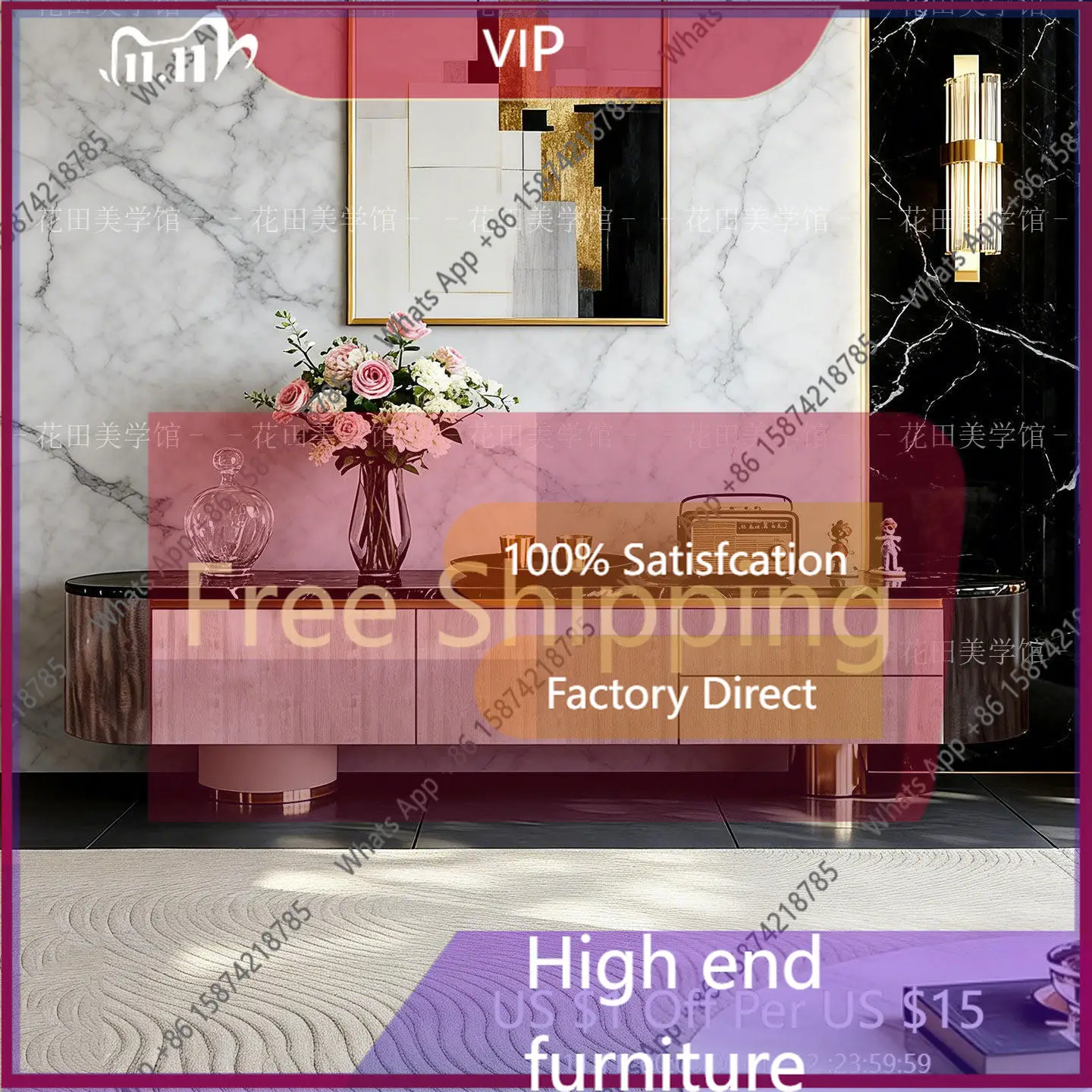 OJ Italian light luxury marble TV cabinet, living room, modern villa, high-end wood grain paint, new floor cabinet
OJ Italian light luxury marble TV cabinet, living room, modern villa, high-end wood grain paint, new floor cabinet