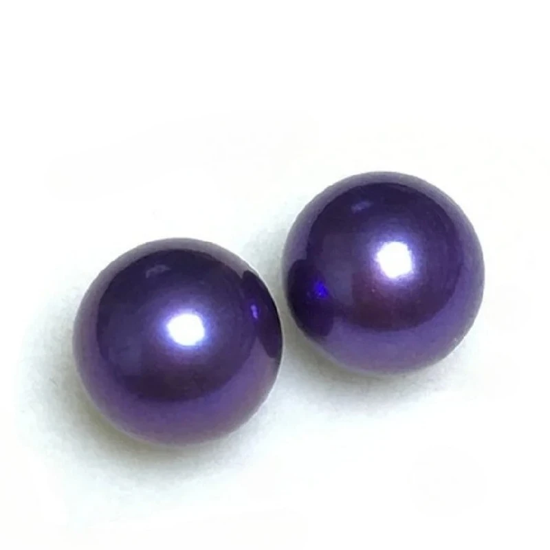 Pair of 11-12mm Natural Genuine Purple Round Loose Pearl for Women Making Pendant Earring Ring Undrilled
Pair of 11-12mm Natural Genuine Purple Round Loose Pearl for Women Making Pendant Earring Ring Undrilled
