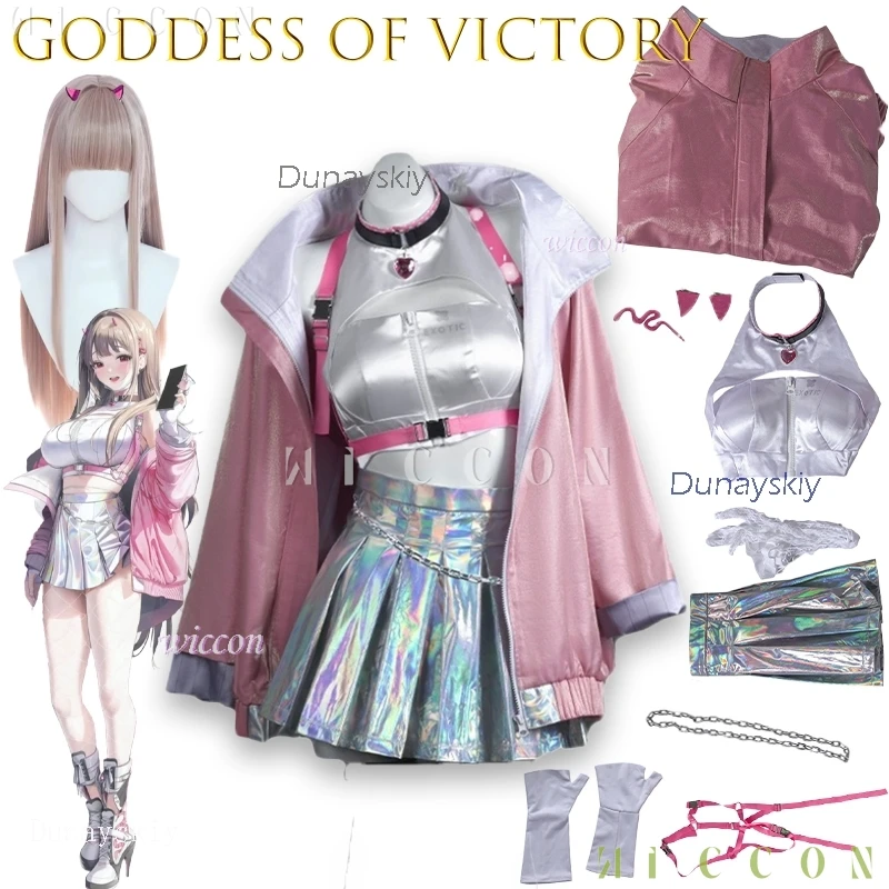 Christmas cosplay anime BGoddess Of Victory Nikke Snake Cosplay Costume Pink Female Wig Full Set Anime disfraz mujer
Christmas cosplay anime BGoddess Of Victory Nikke Snake Cosplay Costume Pink Female Wig Full Set Anime disfraz mujer