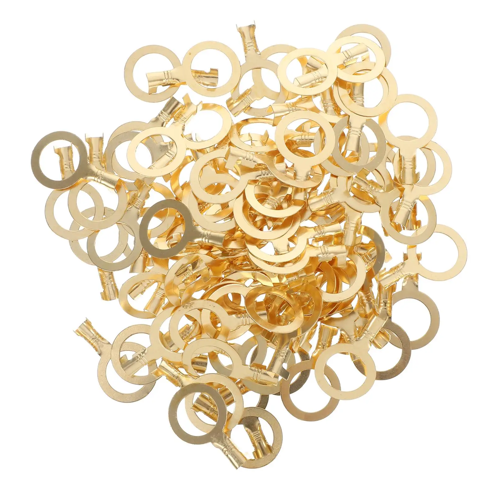 100 Pcs Ground Terminal Cable Lugs Golden Copper Ring Connectors Heavy Duty Electrical Wire Terminals Reusable Open
100 Pcs Ground Terminal Cable Lugs Golden Copper Ring Connectors Heavy Duty Electrical Wire Terminals Reusable Open