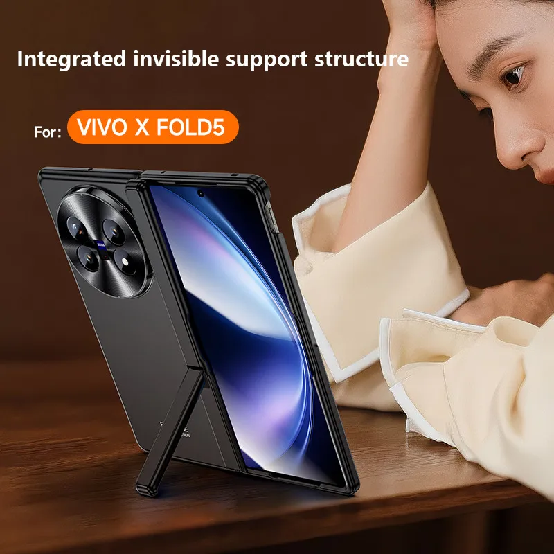 Ultra Thin Frosted Stand Case For Vivo XFold5 vivo xfold5 5G Magnetic Folding Spring Hinge Protective Cover
Ultra Thin Frosted Stand Case For Vivo XFold5 vivo xfold5 5G Magnetic Folding Spring Hinge Protective Cover