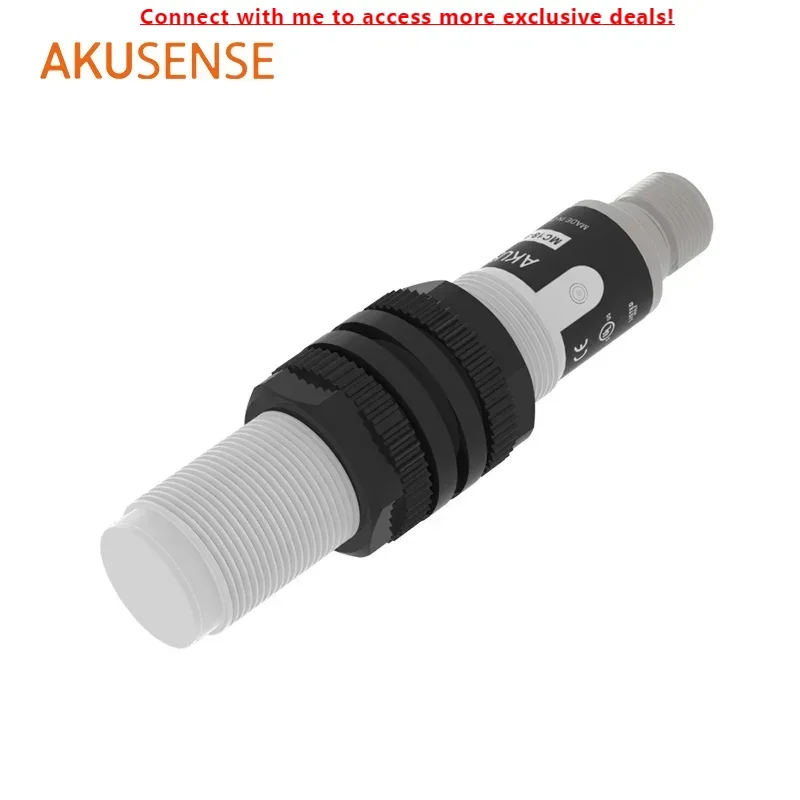 Ультразвуковой датчик AkuSense MC18-90V M18, серия пластиковых корпусов, цилиндрический диффузный отражение
Ультразвуковой датчик AkuSense MC18-90V M18, серия пластиковых корпусов, цилиндрический диффузный отражение