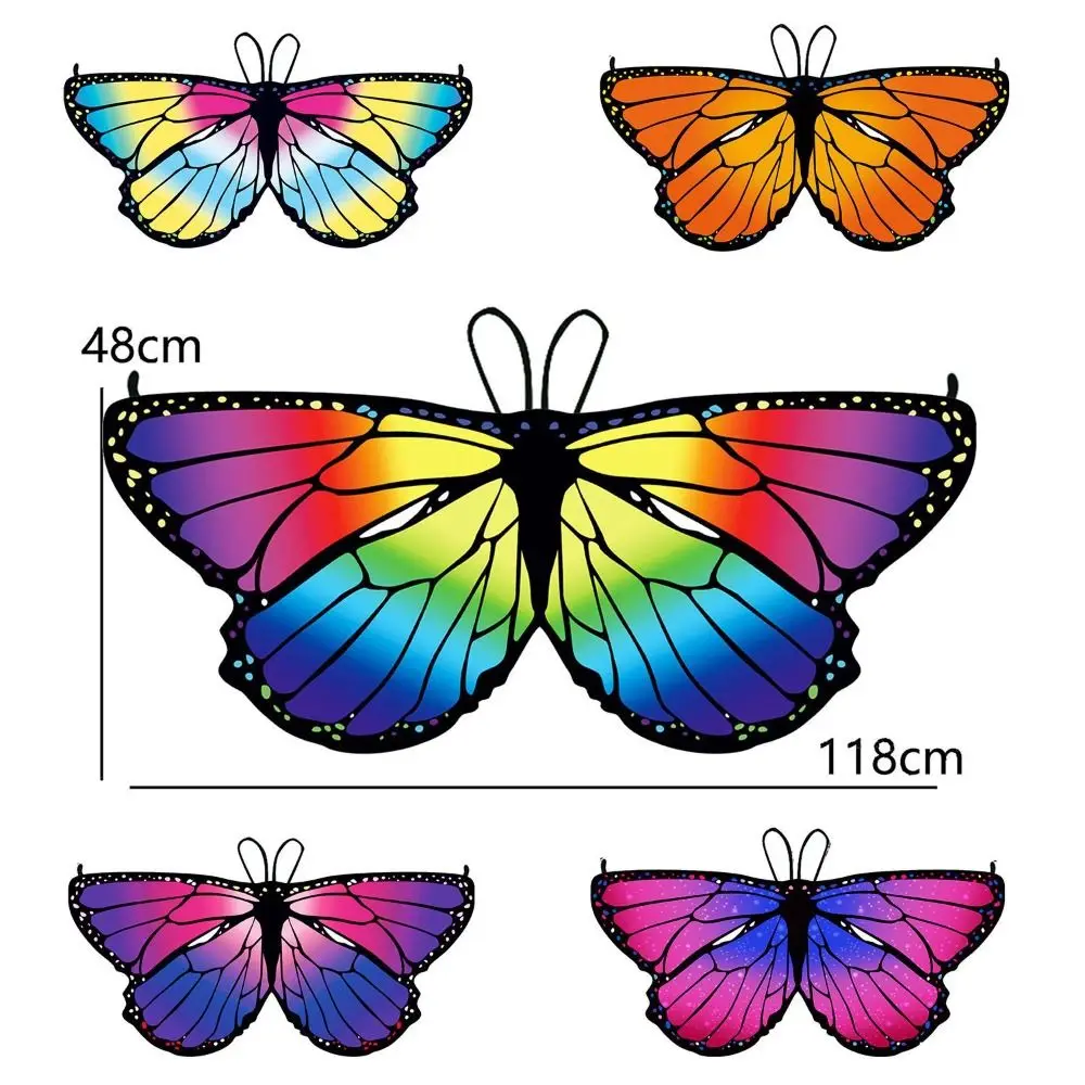 Colorful Butterfly Wings Costume Fancy Dress Cosplay Costume Fairy Shawl DIY Decorations Pixie Cloak Christmas Halloween
Colorful Butterfly Wings Costume Fancy Dress Cosplay Costume Fairy Shawl DIY Decorations Pixie Cloak Christmas Halloween