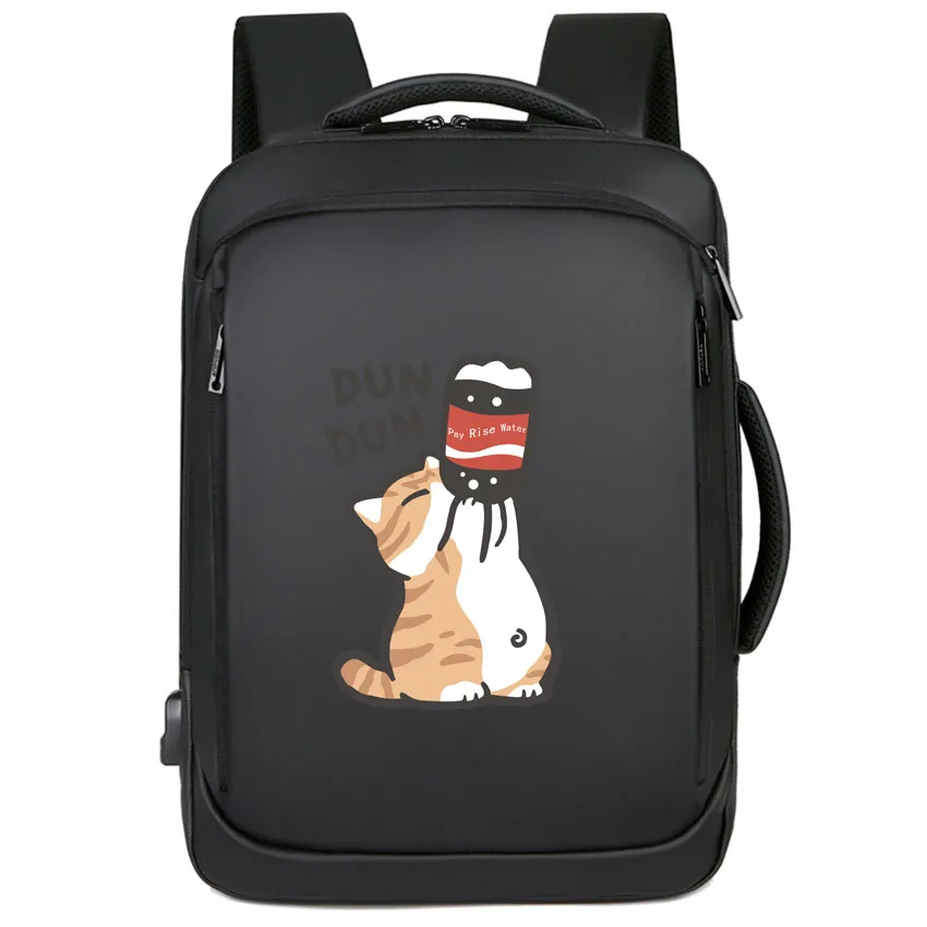 Men Waterproof Computer Laptop Backpack Bag School Backpack Men Nylon Bag Wome Funny Cat Cartoon Print Boy Gir Cute Rucksack
Men Waterproof Computer Laptop Backpack Bag School Backpack Men Nylon Bag Wome Funny Cat Cartoon Print Boy Gir Cute Rucksack