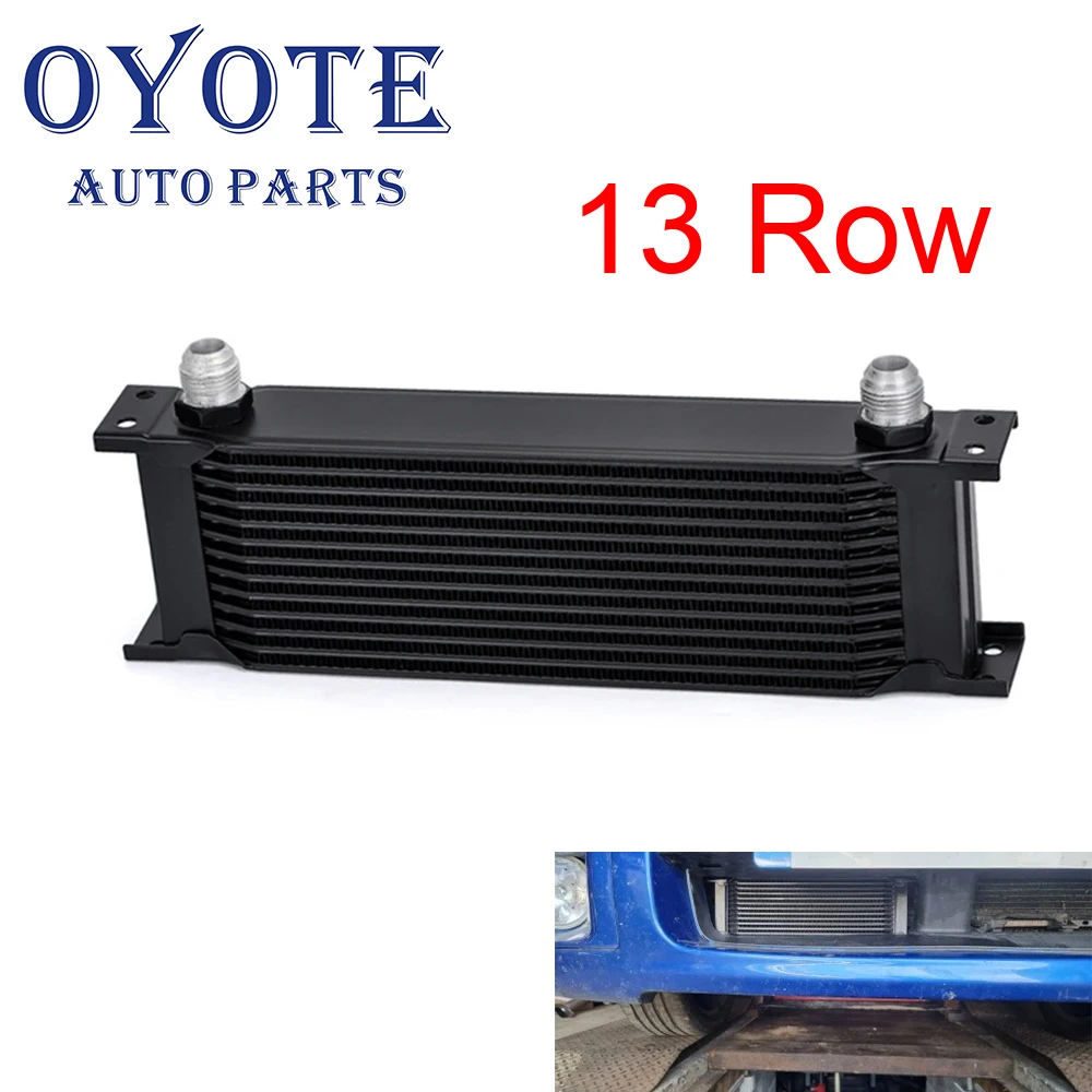 OYOTE Universal Aluminum 13 Row AN10 Engine Transmission Oil Cooler Kit British Type
OYOTE Universal Aluminum 13 Row AN10 Engine Transmission Oil Cooler Kit British Type