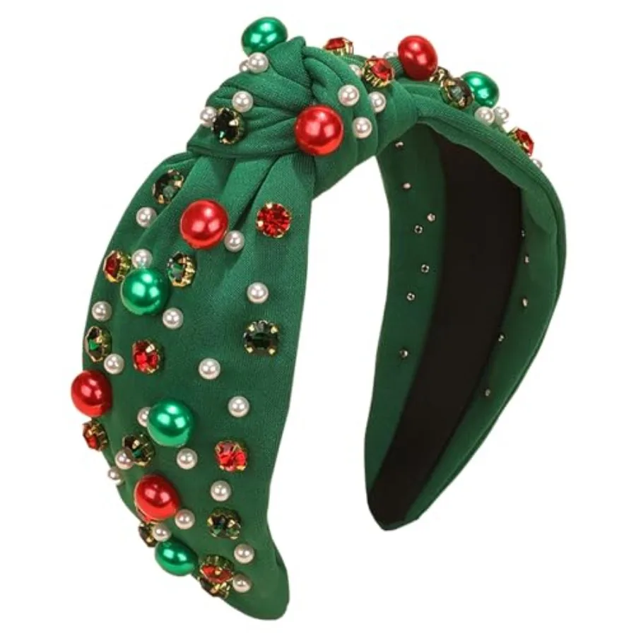 Headband for Women Pearl Knotted Headband Xmas Pearl Rhinestone Crystal Jeweled Hairband Fashion Elegant Ladies Wide Top Knot H
Headband for Women Pearl Knotted Headband Xmas Pearl Rhinestone Crystal Jeweled Hairband Fashion Elegant Ladies Wide Top Knot H