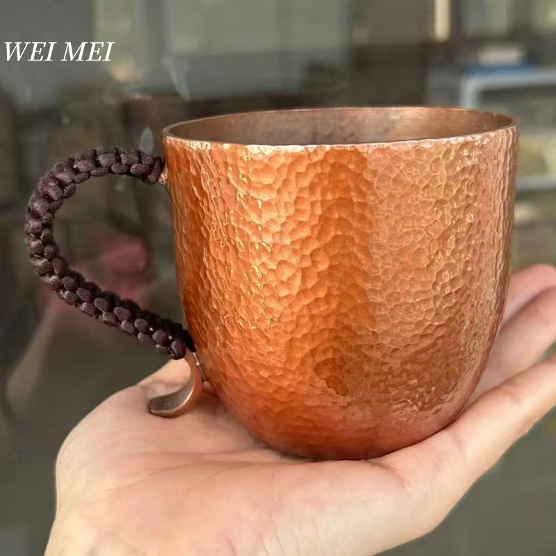 Vintage Copper Coffee Cup,Thickened 350 ml Breakfast Mug,Handcrafted Carving Luster Corrugated Texture Woven Tea Cup Tableware
Vintage Copper Coffee Cup,Thickened 350 ml Breakfast Mug,Handcrafted Carving Luster Corrugated Texture Woven Tea Cup Tableware