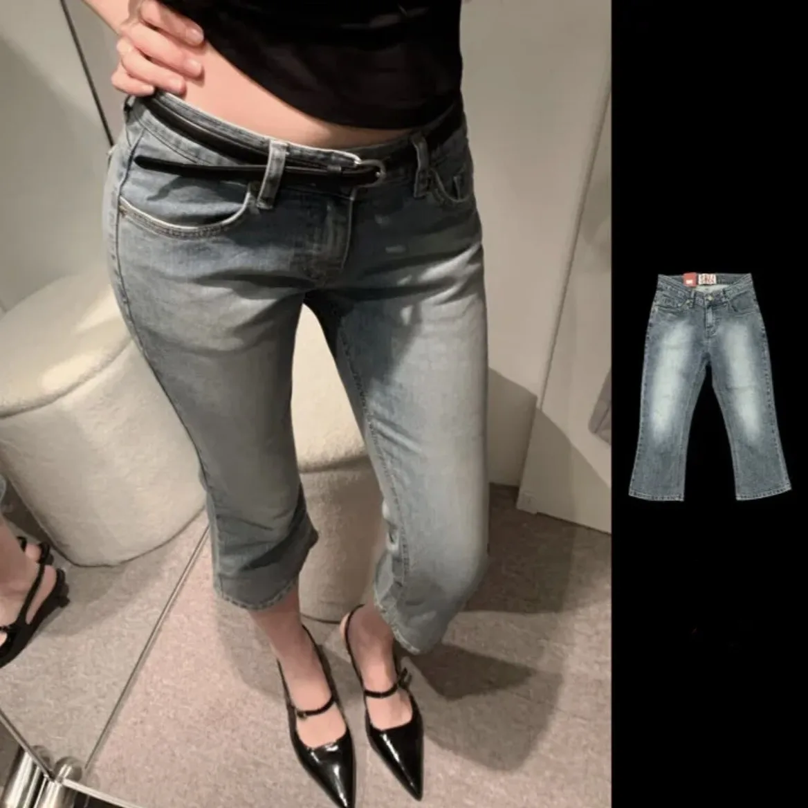 High Waist Slimming Stretchy Blue Jeans Casual Style Faded Denim High Waist Tight Fit Long Pants Cotton Material Water Washed
High Waist Slimming Stretchy Blue Jeans Casual Style Faded Denim High Waist Tight Fit Long Pants Cotton Material Water Washed