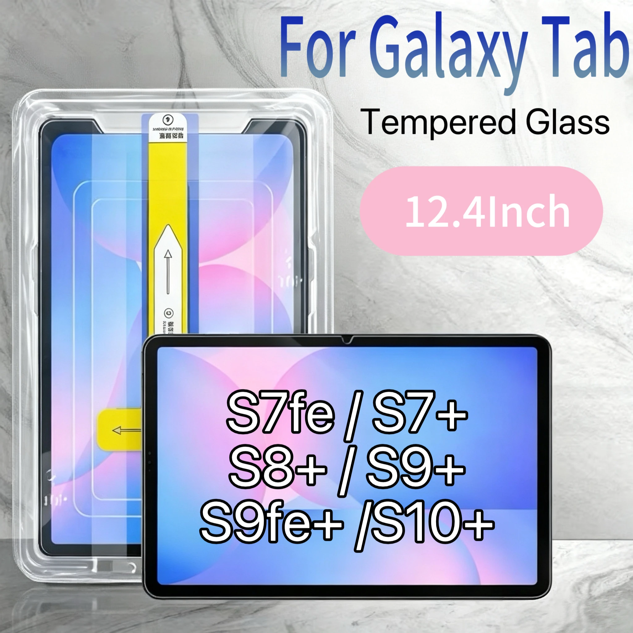 Bubble-Free Easy-Install Screen Protector 12.4 Inch for Galaxy Tab S7 FE/S7 Plus/S8 Plus/S9 Plus/S9 FE Plus/S10 Plus
Bubble-Free Easy-Install Screen Protector 12.4 Inch for Galaxy Tab S7 FE/S7 Plus/S8 Plus/S9 Plus/S9 FE Plus/S10 Plus