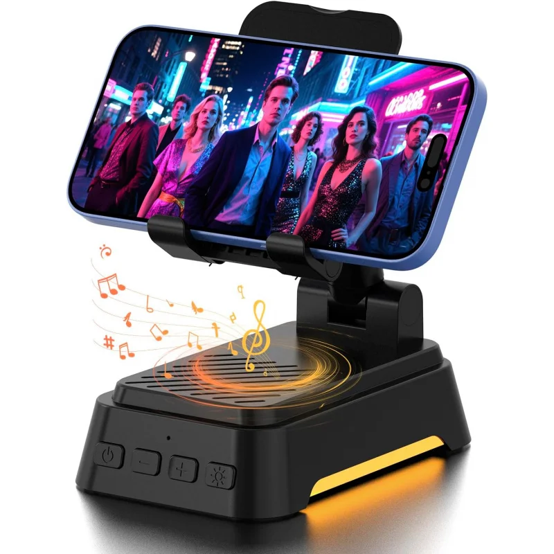 Подарки для мужчин и женщин, подставка для мобильного телефона с Bluetooth-динамиком и окружающим освещением, стереозвук, регулируемый держатель для телефона, Cool Tech
Подарки для мужчин и женщин, подставка для мобильного телефона с Bluetooth-динамиком и окружающим освещением, стереозвук, регулируемый держатель для телефона, Cool Tech