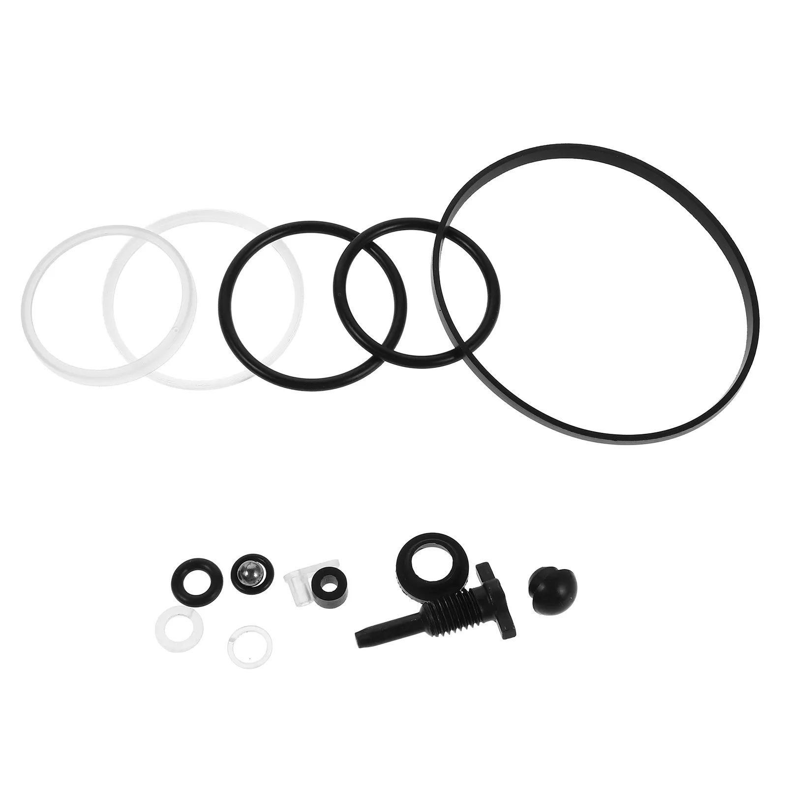 17Pcs Hydraulic Jack Repair Kit Full Seal Replacement Set for Floor Jacks Includes Pump Core Dust Cover Return Valve Steel Ball
17Pcs Hydraulic Jack Repair Kit Full Seal Replacement Set for Floor Jacks Includes Pump Core Dust Cover Return Valve Steel Ball