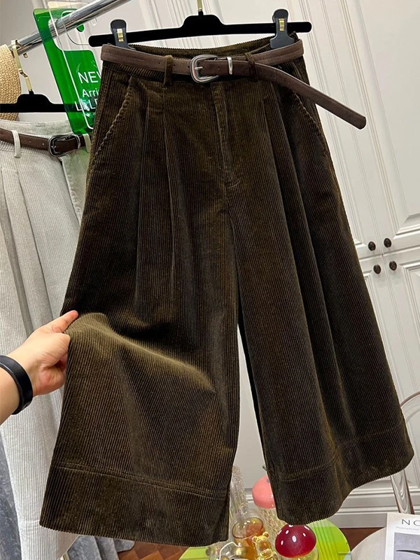 plus Size Women's High Waist Corduroy Straight Leg Pants Warm Casual Loose Fit Winter Fashion plus Size Clothing 300 Pounds
plus Size Women's High Waist Corduroy Straight Leg Pants Warm Casual Loose Fit Winter Fashion plus Size Clothing 300 Pounds