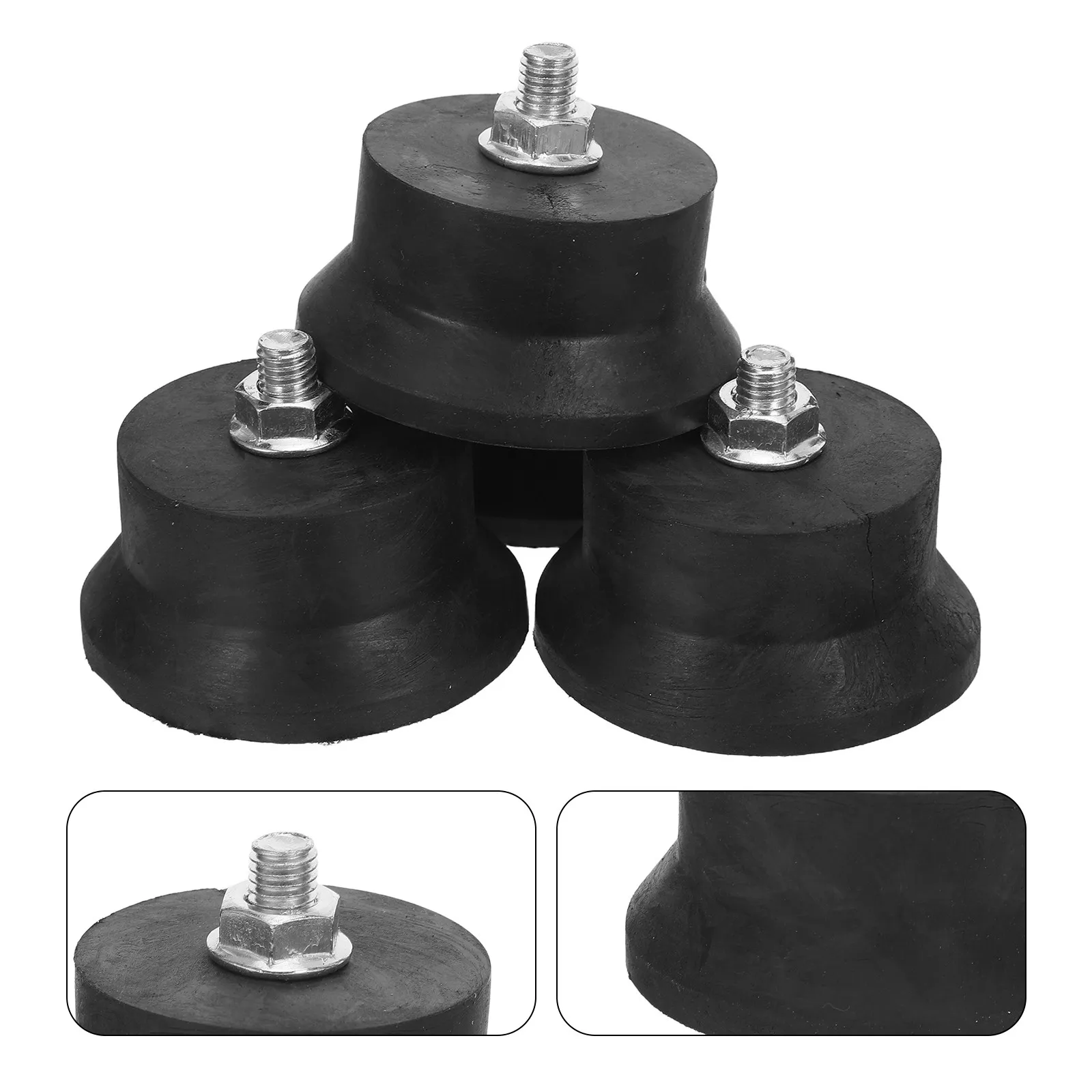 4pcs Anti Vibration Compressor Shock Absorber Pads M8 Rubber Mounts For Air Compressor Noise Reduction Vibration Isolation Tool
4pcs Anti Vibration Compressor Shock Absorber Pads M8 Rubber Mounts For Air Compressor Noise Reduction Vibration Isolation Tool