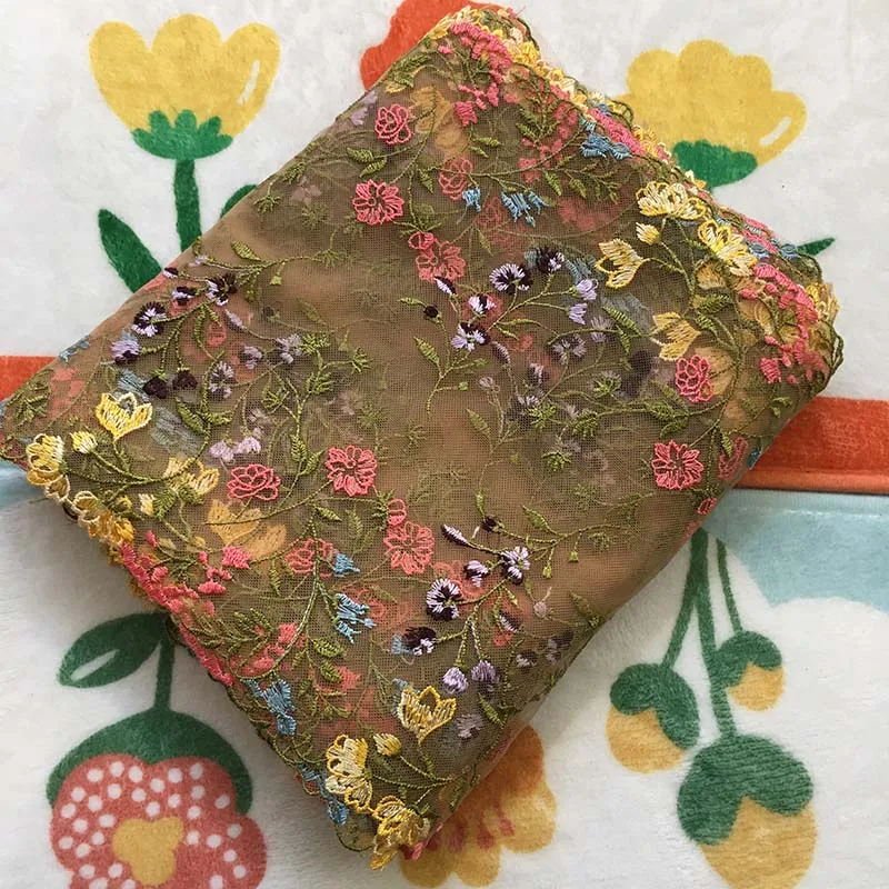 20Yds/lot Flowers Embroidered Lace Trim Mesh Tulle Lingerie Underwear Clothes Bra Doll Dress Sofa Curtain Sewing Fabric DIY
20Yds/lot Flowers Embroidered Lace Trim Mesh Tulle Lingerie Underwear Clothes Bra Doll Dress Sofa Curtain Sewing Fabric DIY