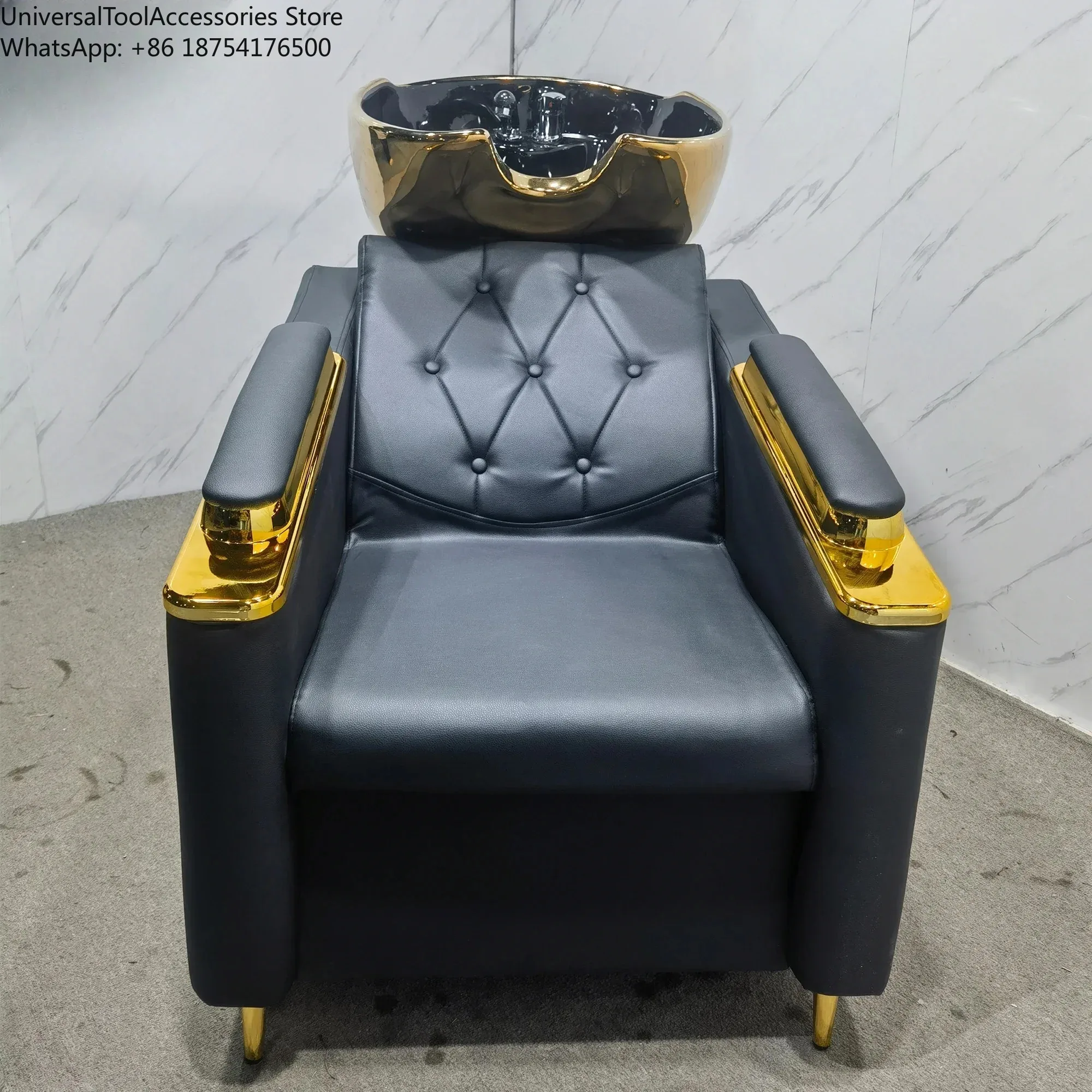 factory direct sales New Black Premium Shampoo Bed Gold Salon Shampoo Bowl Comfortable Shampoo Chair
factory direct sales New Black Premium Shampoo Bed Gold Salon Shampoo Bowl Comfortable Shampoo Chair