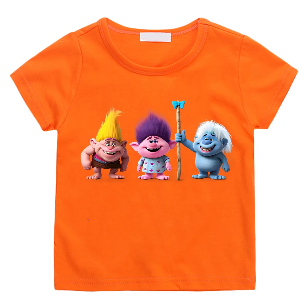 Trolls World Tour Kids T-Shirt Summer Children's T-shirt Cute Cartoon Boy Girl Tops Fashion Casual Baby Toddler Short SleeveTops
Trolls World Tour Kids T-Shirt Summer Children's T-shirt Cute Cartoon Boy Girl Tops Fashion Casual Baby Toddler Short SleeveTops